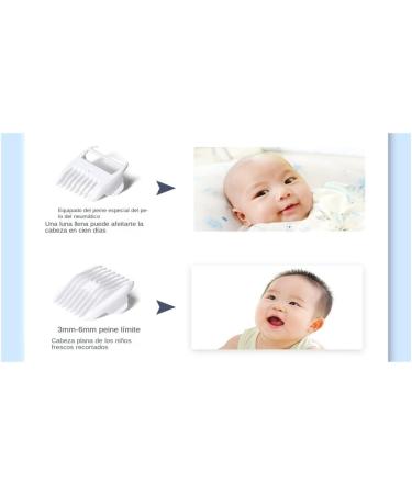 jkyyds Baby Hair Clipper - Ultra-Quiet Electric Shaver for Newborns & Children - Blue 3 Pack - Buy Online on GoSupps.com