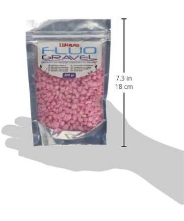 Amtra Fluo Gravel - Aquarium Decorative Ceramic Bottom Gravel for Freshwater and Saltwater Aquarium Dust Free Pink 350g Pink 350 g (Pack of 1) - Buy Online on GoSupps.com