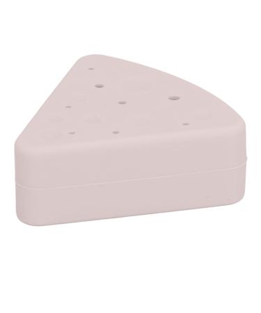 Triangle Powder Puff Storage Box | Portable Breathable Silicone Makeup Sponge Holder | Travel-Friendly | Chocolate Color - Buy Online on GoSupps.com