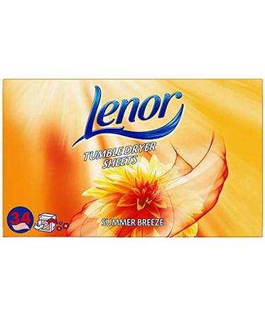 1 x 34 Tumble Dryer Sheets Summer Breeze Laundry Linen Fabric Conditioner Fresh Clothes - Buy Online on GoSupps.com