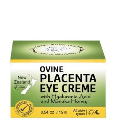 Ovine Placenta Eye Cream with Hyaluronic Acid & Manuka Honey | 15g - Reduce Fine Lines & Wrinkles | Natural Ingredients for Firm Skin - Buy Online on GoSupps.com