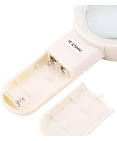 Handheld 10x Reading Magnifying Glass Suitable Compatible with Books Newspapers Maps Made in China - Buy Online on GoSupps.com