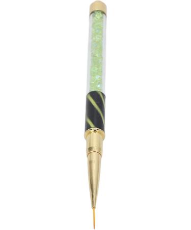 Manicure Liner Pen Nail Rhinestone Picker Dotting Pen Nail Art DIY Decoration Tool for Household Nail Shop (Green stripes (long pull cord)) - Buy Online on GoSupps.com