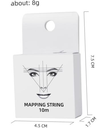 DOITOOL 2pcs Ink Eyebrow Measuring Tool Eyebrow Makeup Accessory Wire Ruler Cosmetic Eyebrow Shape - Buy Online on GoSupps.com