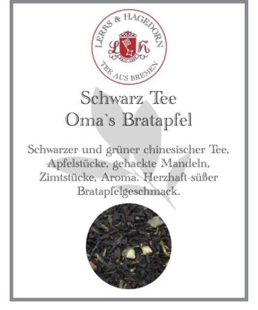 Lerbs & Hagedorn Lerbs & Hagedorn Grandma's Black Baked Apple | Sweet and hearty baked apple flavor 250g (approx. 20 liters) apple pieces chopped almonds