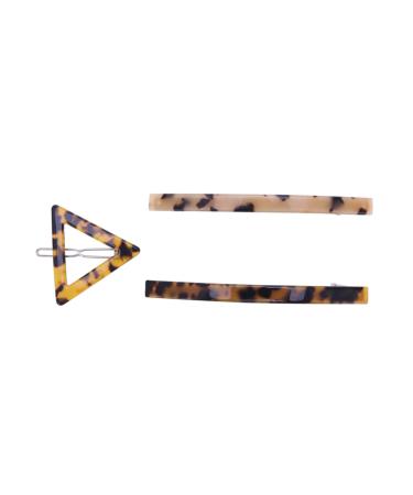 FRCOLOR Hair Clip Leopard Print acrylic clips acetic acid hairpin vintage barrette for women girls clip leopard accessory for women Leopard Hairpin side clip Miss leopard Retro Hair Clip