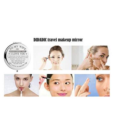 DIDADIC Travel Makeup Mirror | Wife Gift Ideas for Anniversary & Special Occasions - Buy Online on GoSupps.com