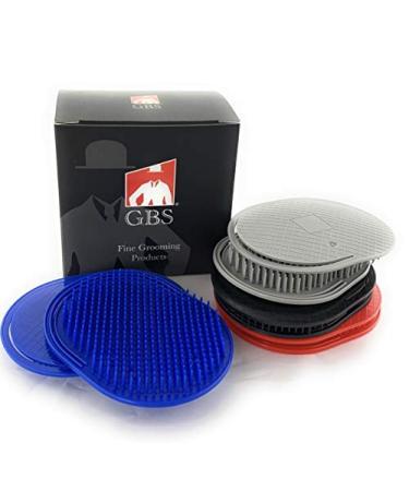 G.B.S Colored Palm Hair Brush Portable Styling Comb Set of 8 - Made in USA | Haircare Essentials - Buy Online on GoSupps.com