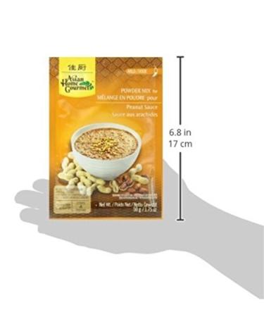 Asian Home Gourmet Peanut Sauce Mix 1.75 oz Pouch - Pack of 3 | Authentic Asian Flavors - Buy Online on GoSupps.com