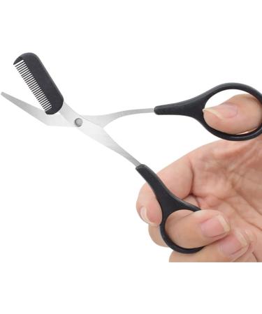 Ericotry 2PCS Eyebrow Trimmer Scissor with Comb Eyelash Shaping Cut Comb for Precise Eyebrow Grooming - Buy Online on GoSupps.com