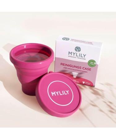 Mylily Menstrual Cup Steriliser - Foldable Microwave Cleaner for All Types of Menstrual Cups | 100% Medical Silicone | Berry Color - Buy Online on GoSupps.com