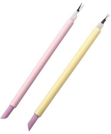 FRCOLOR 6Pcs Cuticle Trimmer Dead Skin Fork Cuticle Pusher Fork For Callus Removal Dual Purpose Clippers Mediumx3pcs as shown x 3pcs - Buy Online on GoSupps.com