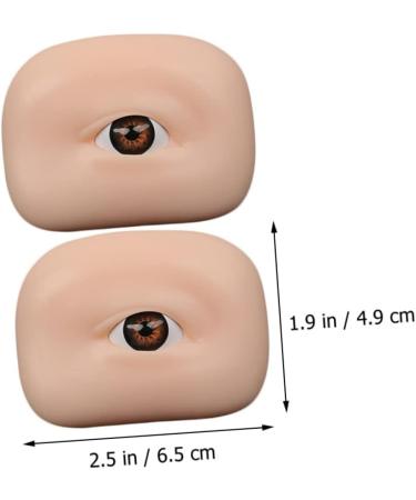 Housoutil 6 Pcs Eye Practice Skin Eyeshadow Practical Training Eye Skin Eyebrow Makeup Board Practice Tools 6.5x4.9cm x3pcs As Shownx3pcs - Buy Online on GoSupps.com