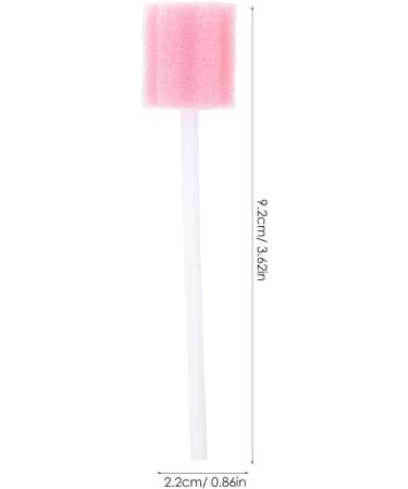 Supvox 100 Sterile Mouth Sponges - Pink Oral Hygiene Cotton Sticks for Optimal Care - Buy Online on GoSupps.com