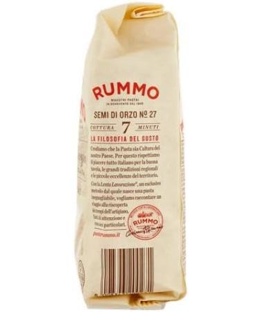  Rummo Rummo Pasta Semi di Orzo No. 27 Pack of 16 Italian pasta made from durum wheat semolina 500g + 1 330ml can of peach iced tea for yoga - Buy Online on GoSupps.com