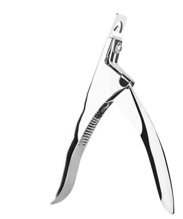 Nail Cutter Type U Word False Tips Professional Nail Clippers Straight Edge Cutters Manicure Pliers Guillotine Nail Capsule (Color : C2)