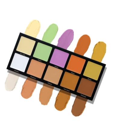 Pinky Rose Cosmetics 10HD Correct & Conceal Cream Palette - Best Quality Concealer for Flawless Skin | Shop Now Internationally - Buy Online on GoSupps.com