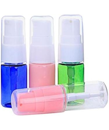 erioctry 10ML Portable Empty Refillable Bottle Cream Shampoo Lotion Treatment Pump Bottle with Cap Travel Bottles Toiletries Liquid Container for Cosmetic Make-up Pack of 6 (Transparent) - Buy Online on GoSupps.com