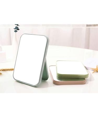 SupLee Foldable Desk Mirror - Portable HD Princess Square Beauty Mirror for Women - Ideal Gift - Light Green - Buy Online on GoSupps.com