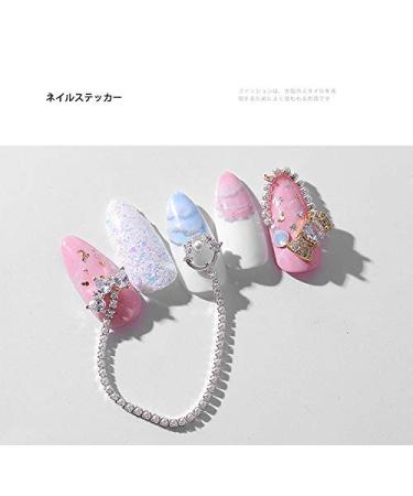 25cm Nail Art Metal Pearl Chain - Glitter Accessories for DIY Manicure | Gold & Silver | Perfect Nail Decoration - Buy Online on GoSupps.com