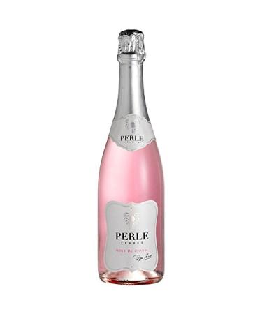 Pierre Chavin Perle Rose Alcohol-Free 0.0% Sparkling Rose From France Halal Certified Vegan Sulphite Free (750ml 1 Bottle) Rose 25.3 Fl Oz (Pack of 1)