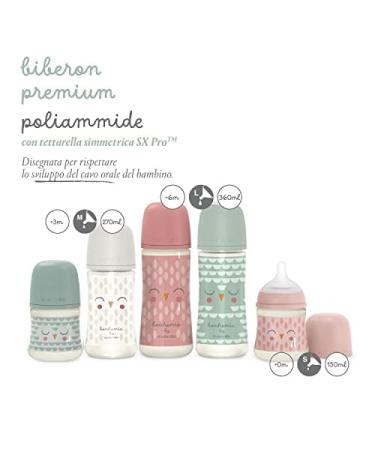 Buy Suavinex Baby Bottles - 2 Glass Bottles 240ml with Silicone Sucker & Anti-Colic Valve for Babies +3 Months - Bonhomia Green | International Shipping Available - Buy Online on GoSupps.com