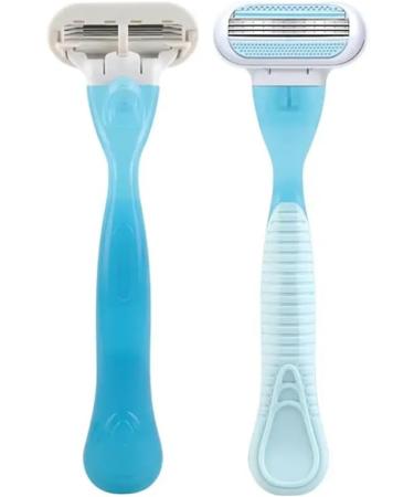 Buy Stainless Steel Ladies Razor Hair Clipper - 8 Blades Facial Shaver with Cover | International Shipping Available - Buy Online on GoSupps.com