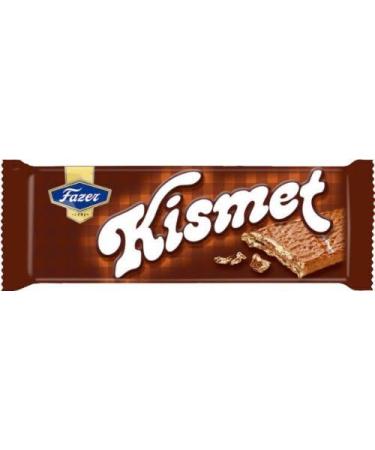  Fazer Karl Fazer Kismet Pack of 30 Milk Chocolate Waffle and Nougat Bars from Finland - Buy Online on GoSupps.com