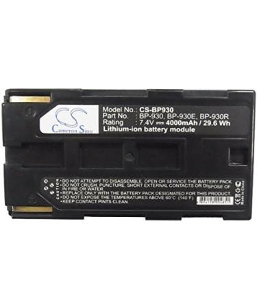 Buy 4000mAh Battery for BP-930 BP-930E ES6000 & More - International Shipping Available - Buy Online on GoSupps.com