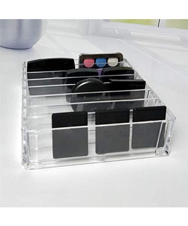 Anncus Clear Acrylic 8 Grid Makeup Organizer Storage Box Women Powder Lipstick Eye Shadow Display Stand Holder Cosmetic Storage Box - (Color: Black) Black / China - Buy Online on GoSupps.com