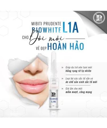 Mibiti Prudente Lip NuWhite L1A 5ml | International Shipping - Shop Now for Radiant Lips - Buy Online on GoSupps.com