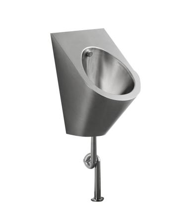 Household Items Vertical Stainless Steel Steel Urinal High-Efficiency Induction Flushing Men's Urinal Bathroom Accessories Urinal Suitable for Various Families Hotels Res (B)