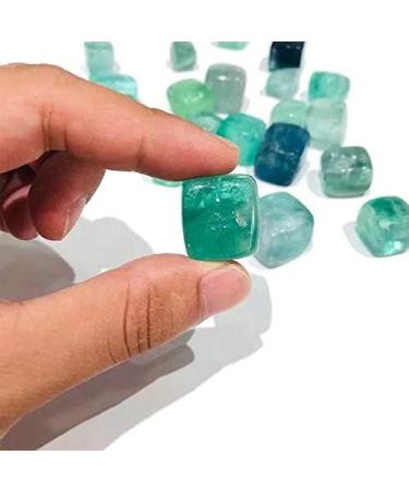 Bulk Natural Tumbled Stones Green Fluorite Cube Crystal Gemstone 10pc Obelisk - Buy Online on GoSupps.com