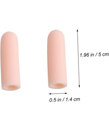 Silicone Gel Finger Cots 24 Pcs Toe Caps Thumb Protector Pain Set - Beige Invisible Toe Covers Protective Gear - Pack of 8 - Buy Online on GoSupps.com