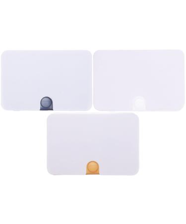 JECOMPRIS 3-part travel pills organizer Sorted pocket pills small pilley case medication organizer 6 compartments for liver transactions dietary supplements and medication