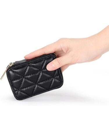 VALICLUD Black Lipstick Case | Genuine Leather Mini Cosmetic Jewelry Box with Mirror | Perfect Gift for Women - Shop Now - Buy Online on GoSupps.com