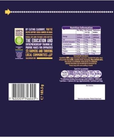 Cadbury Bitsa Wispa Big Share Bag 185.5g 185.5 g (Pack of 1) - Buy Online on GoSupps.com