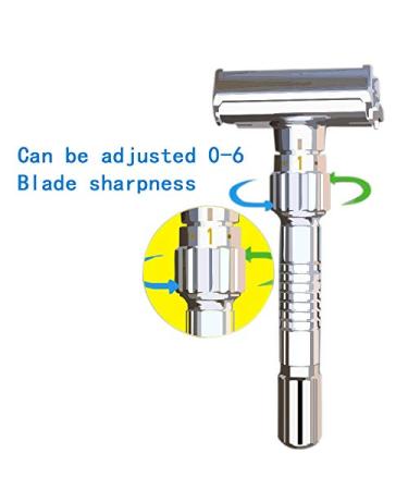 Lolay Classic Grip Razor - Double-Edged T-Shaped 9-Speed 5 Blades Includes Storage Box - International Shipping Available - Buy Online on GoSupps.com