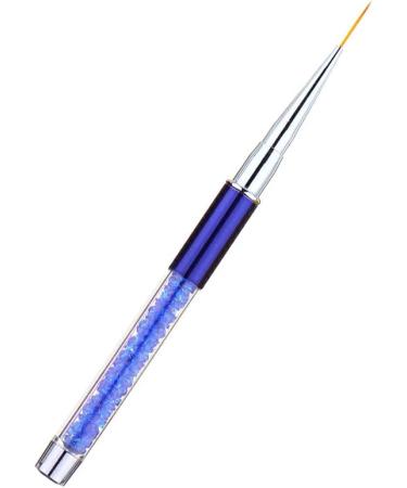 FIOERDTUIE Nail Brush Nails Painting Tool Convenient Fingernail Art Brushes DIY Decoration Accessory Fingernails Pens for Salon Dark blue - Buy Online on GoSupps.com