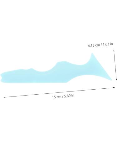 Balacoo 4pcs Silicone Beauty Ruler Makeup Brishes Lip Line Stencil Silicone Eyebrow Aid Wash Bag Travel Girl - Buy Online on GoSupps.com