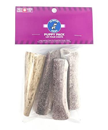 Elk Antler Dog Chews - Dental Sticks for Dogs - Premium Elk Antler Dog Bone - Premium Long Lasting - Preservative Free Cruelty Free - Naturally Shed in Canada by EZ Antler Chews (Variety Pack)