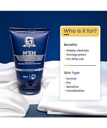 Daily Cleansing Facewash for Men - Mineral-Enriched 100g | Refreshing & Purifying - Buy Online on GoSupps.com