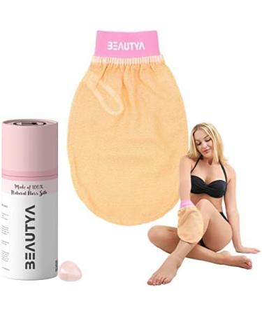 Men's Deep Relaxing Exfoliating Mitt for Body Scrub | Dead Skin Remover | Keratosis Pilaris | Ingrown Hair Reduction | Microdermabrasion at Home - BNYBLCK - Buy Online on GoSupps.com
