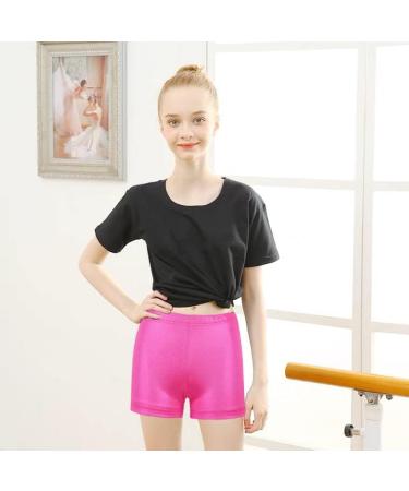 Girls' Sparkle Dance Gymnastics Shorts - Set of 2 | Kids Athletic Wear 5T - Buy Online on GoSupps.com