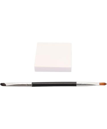 Detail Brush Detail BrushDouble Ended Sickle Brush Double Ended Detail Brush Nail Coloring Paper for Mixing Foundation Eye Shadow Eyelash Nail Art Makeup - Buy Online on GoSupps.com