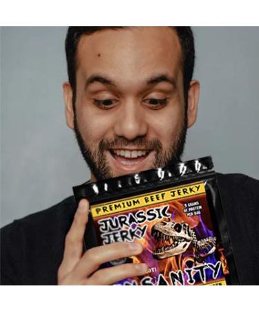 Jurassic Jerky Grab Bag - 10 Pack Insanity Variety (1 Oz/pack) - Buy Online on GoSupps.com