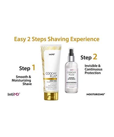Coochy Plus Intimate Shaving Complete Kit - Sweet Diva Scent | Organic After Shave Moisturizer Mist - Antioxidant Formula for Razor Burn Prevention - Buy Online on GoSupps.com