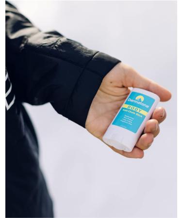 Dermatone Anti-Chafe Body Stick 0.5 oz | Moisturizing & Healing Formula | Fragrance-Free & Non-Greasy | Pocket Size - Buy Online on GoSupps.com