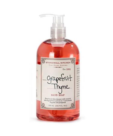 Stonewall Kitchen Grapefruit Thyme Hand Soap  16.9 Ounce Bottle