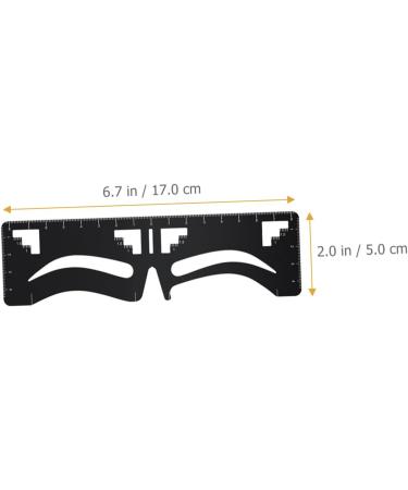  Angoily Angoily Elegant European Style Eyebrow Ruler Eyebrow Stencil for Makeup Beginners - Buy Online on GoSupps.com